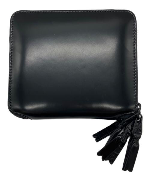 COMME des GARCONS（コムデギャルソン）COMME des GARCONS (コムデギャルソン) ZIPPER MEDLEY 2つ折り財布 ブラックの古着・服飾アイテム