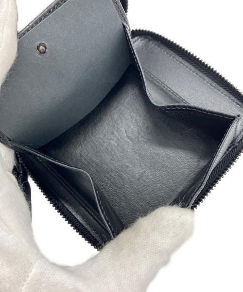 COMME des GARCONS（コムデギャルソン）COMME des GARCONS (コムデギャルソン) ZIPPER MEDLEY 2つ折り財布 ブラックの古着・服飾アイテム