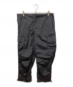 H BEAUTY&YOUTHエイチ ビューティー&ユース）の古着「OLMETEX クランキー カーゴパンツ」｜ブラック