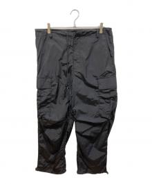 H BEAUTY&YOUTH（エイチ ビューティー&ユース）の古着「OLMETEX クランキー カーゴパンツ」｜ブラック