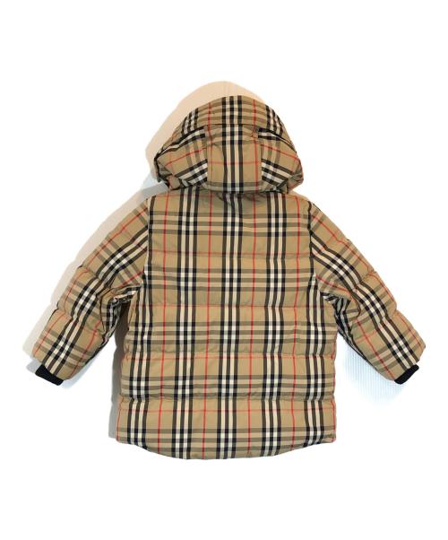 BURBERRY（バーバリー）BURBERRY (バーバリー) ノヴァチェックダウンジャケット ベージュ サイズ:110cmの古着・服飾アイテム