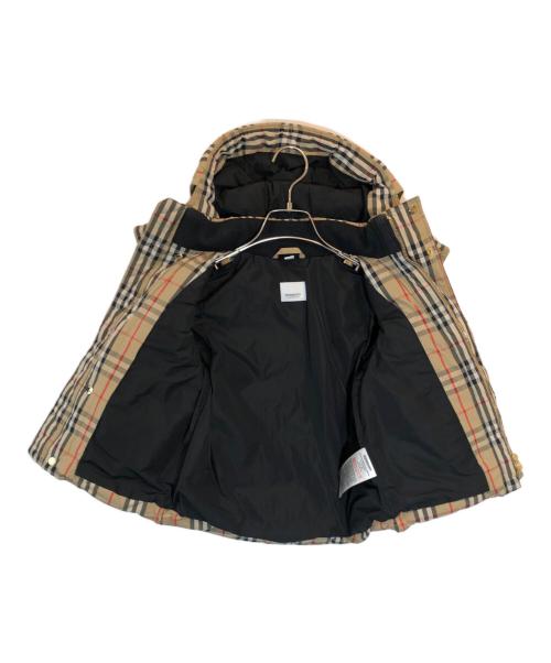 BURBERRY（バーバリー）BURBERRY (バーバリー) ノヴァチェックダウンジャケット ベージュ サイズ:110cmの古着・服飾アイテム
