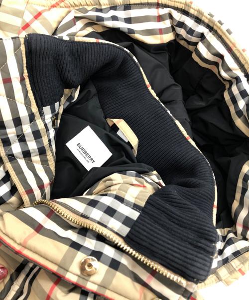 BURBERRY（バーバリー）BURBERRY (バーバリー) ノヴァチェックダウンジャケット ベージュ サイズ:110cmの古着・服飾アイテム