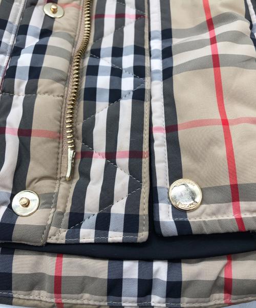 BURBERRY（バーバリー）BURBERRY (バーバリー) ノヴァチェックダウンジャケット ベージュ サイズ:110cmの古着・服飾アイテム