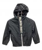 BURBERRY CHILDRENバーバリー チルドレン）の古着「ロゴフーデッドジャケット」｜ブラック