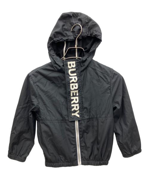 BURBERRY CHILDREN（バーバリー チルドレン）BURBERRY CHILDREN (バーバリー チルドレン) ロゴフーデッドジャケット ブラック サイズ:110cmの古着・服飾アイテム
