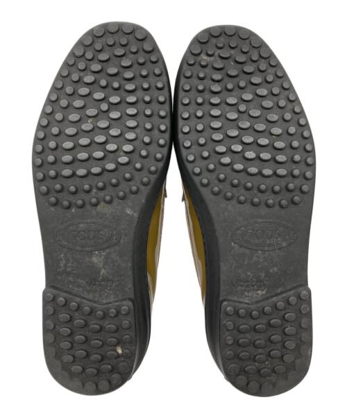 TOD'S（トッズ）TOD'S (トッズ) エナメルシューズ カーキ サイズ:36 1/2の古着・服飾アイテム