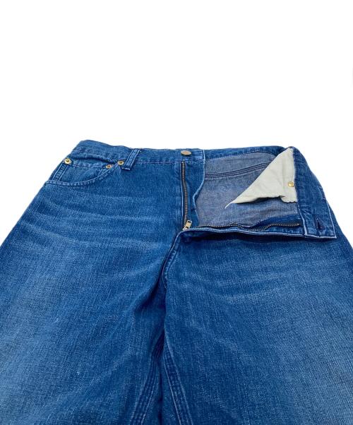DEUXIEME CLASSE（ドゥーズィエム クラス）Deuxieme Classe (ドゥーズィエム クラス) Painter デニムパンツ ペイント加工　日本製 インディゴ サイズ:34の古着・服飾アイテム