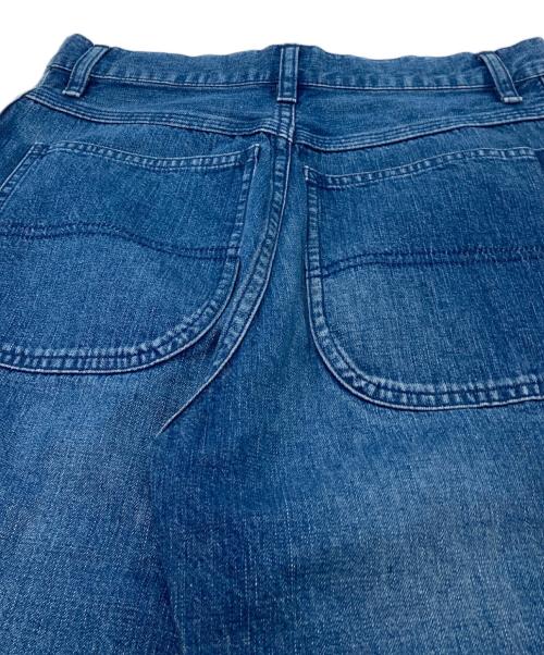 DEUXIEME CLASSE（ドゥーズィエム クラス）Deuxieme Classe (ドゥーズィエム クラス) Painter デニムパンツ ペイント加工　日本製 インディゴ サイズ:34の古着・服飾アイテム