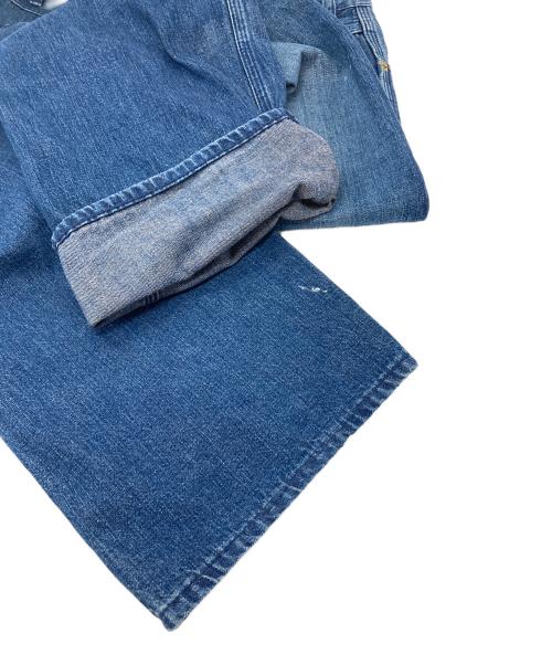 DEUXIEME CLASSE（ドゥーズィエム クラス）Deuxieme Classe (ドゥーズィエム クラス) Painter デニムパンツ ペイント加工　日本製 インディゴ サイズ:34の古着・服飾アイテム