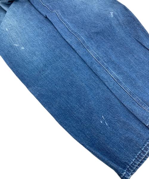 DEUXIEME CLASSE（ドゥーズィエム クラス）Deuxieme Classe (ドゥーズィエム クラス) Painter デニムパンツ ペイント加工　日本製 インディゴ サイズ:34の古着・服飾アイテム