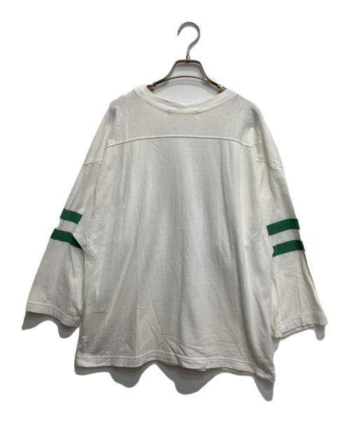 R JUBILEE（アールジュビリー）R JUBILEE (アールジュビリー) AP STUDIO (エーピーストゥディオ) Football Tシャツ ホワイト サイズ:FREEの古着・服飾アイテム