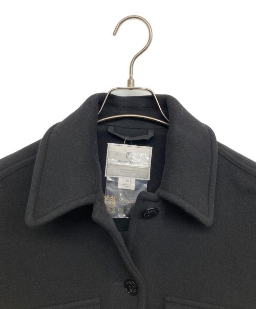 WOOLRICH（ウールリッチ）WOOLRICH (ウールリッチ) フリンジコート ブラック サイズ:XSの古着・服飾アイテム