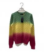 POLO RALPH LAURENポロ・ラルフローレン）の古着「グラデーションケーブルニット」｜マルチカラー