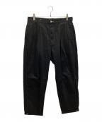 POLO RALPH LAURENポロ・ラルフローレン）の古着「2タックワイドチノパンツ」｜ブラック