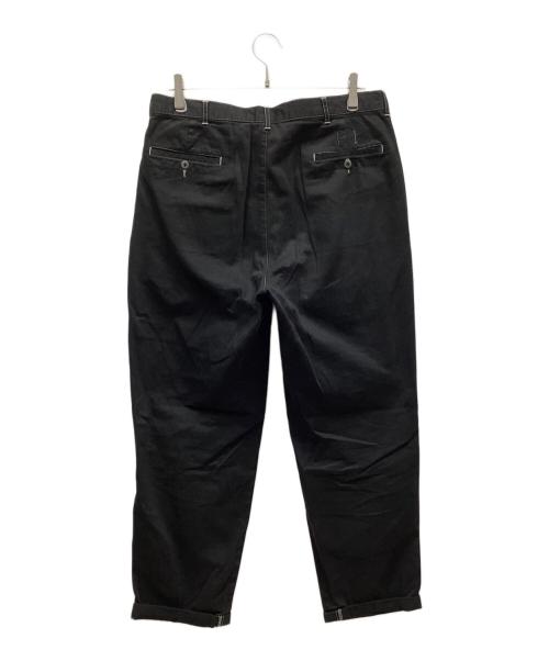 POLO RALPH LAUREN（ポロ・ラルフローレン）POLO RALPH LAUREN (ポロ・ラルフローレン) 2タックワイドチノパンツ ブラック サイズ:W34の古着・服飾アイテム