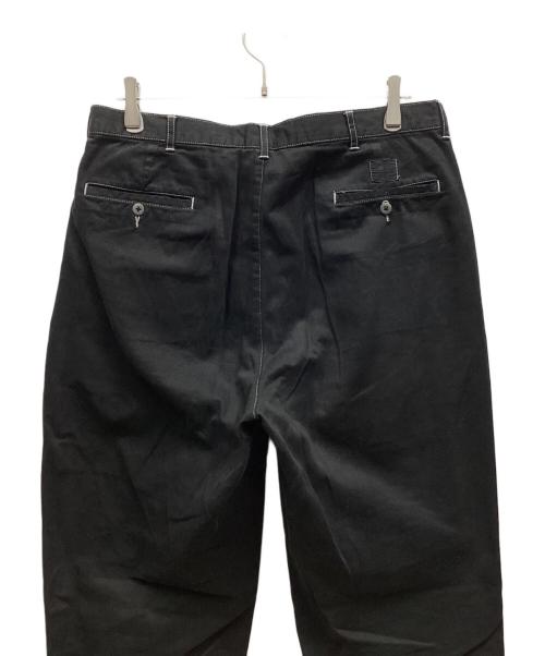 POLO RALPH LAUREN（ポロ・ラルフローレン）POLO RALPH LAUREN (ポロ・ラルフローレン) 2タックワイドチノパンツ ブラック サイズ:W34の古着・服飾アイテム
