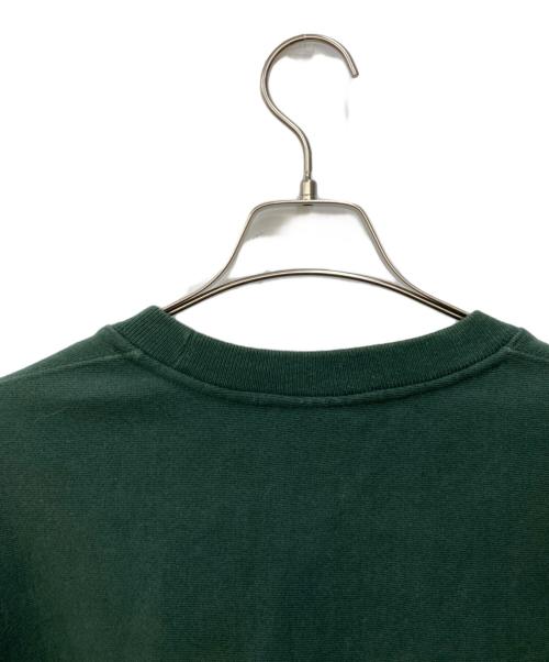 Champion REVERSE WEAVE（チャンピオン リバース ウィーブ）Champion REVERSE WEAVE (チャンピオン リバース ウィーブ) MoMA (モマ) クルーネックスウェット グリーン サイズ:Ｌの古着・服飾アイテム