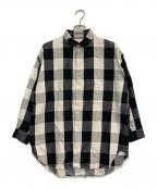 Traditional Weatherwearトラディショナルウェザーウェア）の古着「ネルシャツ」｜ブラック