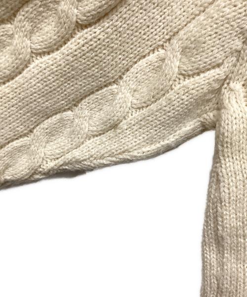 oldderby Knitwear（オールドダービーニットウェア）Oldderby Knitwear (オールドダービーニットウェア) Spick and Span (スピックアンドスパン) クリケットロングスリーブプルオーバー アイボリー サイズ:Lの古着・服飾アイテム