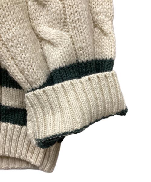 oldderby Knitwear（オールドダービーニットウェア）Oldderby Knitwear (オールドダービーニットウェア) Spick and Span (スピックアンドスパン) クリケットロングスリーブプルオーバー アイボリー サイズ:Lの古着・服飾アイテム