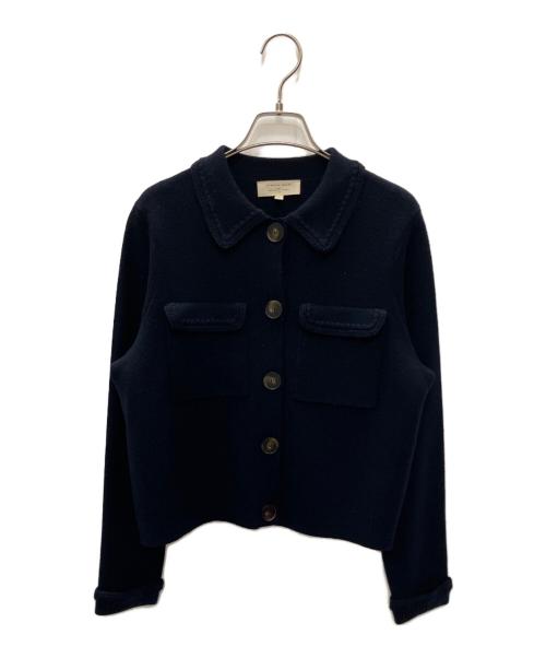 LA MAILLE SEZANE（ラ マイユ セザンヌ）LA MAILLE SEZANE (ラ マイユ セザンヌ) Betty Cardigan ネイビー サイズ:SIZE Sの古着・服飾アイテム