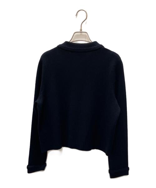 LA MAILLE SEZANE（ラ マイユ セザンヌ）LA MAILLE SEZANE (ラ マイユ セザンヌ) Betty Cardigan ネイビー サイズ:SIZE Sの古着・服飾アイテム