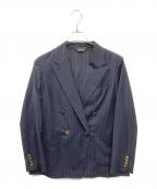 allurevilleアルアバイル）の古着「トリアセサイロピークドラペルジャケット」｜ネイビー