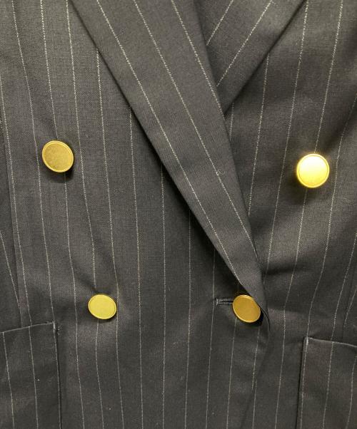 allureville（アルアバイル）allureville (アルアバイル) トリアセサイロピークドラペルジャケット ネイビー サイズ:SIZE2 未使用品の古着・服飾アイテム