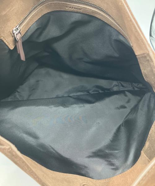 CAFUNE（カフネ）CAFUNE (カフネ) DROP HOBO ブラウンの古着・服飾アイテム