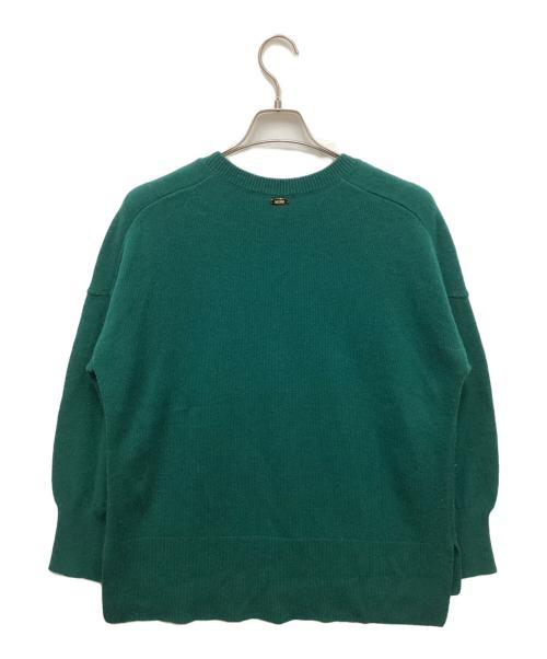 MUSE de Deuxieme Classe（ミューズ ドゥーズィエム クラス）MUSE de Deuxieme Classe (ミューズ ドゥーズィエム クラス) OLBIA クルーネック プルオーバー グリーン サイズ:FREEの古着・服飾アイテム