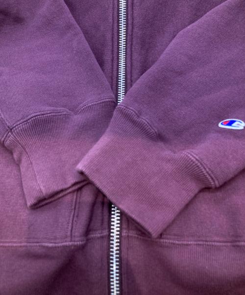 Champion REVERSE WEAVE（チャンピオン リバース ウィーブ）Champion REVERSE WEAVE (チャンピオン リバース ウィーブ) ジップパーカー ボルドー サイズ:Sの古着・服飾アイテム