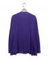 DRAWER (ドゥロワー) シルクジョーゼットノーカラーブラウス パープル サイズ:36：10000円