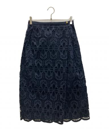 中古・古着通販】Drawer (ドゥロワー) コットンレースラップスカート