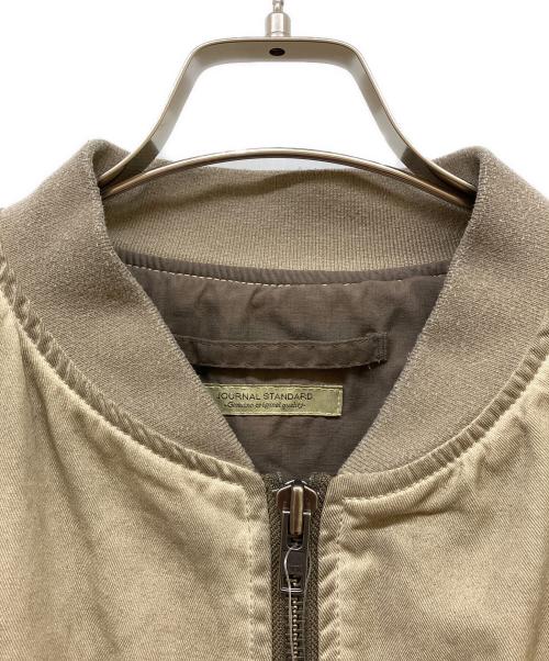 JOURNAL STANDARD（ジャーナルスタンダード）JOURNAL STANDARD (ジャーナルスタンダード) オーバーフィット ボンバーブルゾン ブラウン サイズ:Lの古着・服飾アイテム