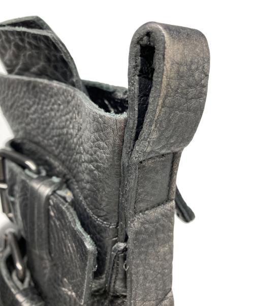 ph7+（ピアッカセッテ）ph7+ (ピアッカセッテ) 厚底　サイドジップ　ブーツ ブラック サイズ:37の古着・服飾アイテム