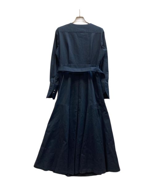foufou（フーフー）foufou (フーフー) クラシックボタンダブルブレストワンピース/FF241OP03 ネイビー サイズ:1の古着・服飾アイテム