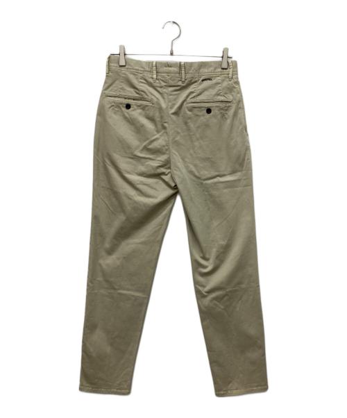 INCOTEX（インコテックス）INCOTEX (インコテックス) ガーメントダイオーガニックコットンストレッチ2プリーツテーパードチノ ベージュ サイズ: 73.5cm (W29)の古着・服飾アイテム