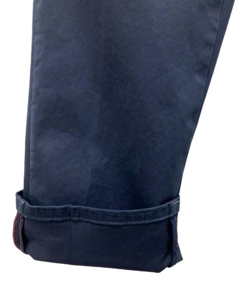 INCOTEX（インコテックス）INCOTEX (インコテックス) ガーメントダイオーガニックコットンストレッチギャバジンテーパードパンツ ネイビー サイズ:73.5cm(W29)の古着・服飾アイテム