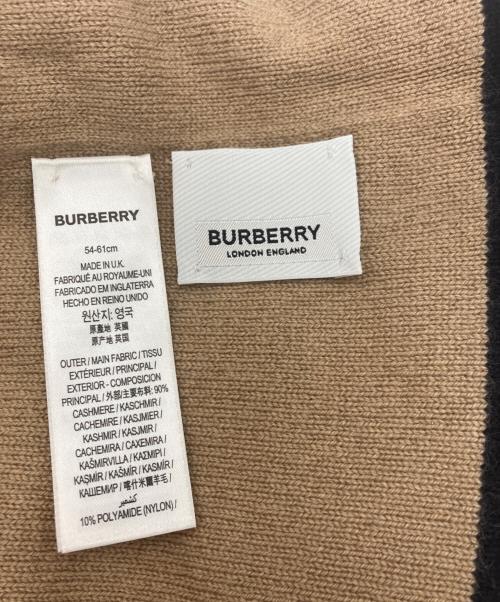 BURBERRY（バーバリー）BURBERRY (バーバリー) MH CORE CASHMERE BEANIE ブラウン サイズ:下記参照の古着・服飾アイテム