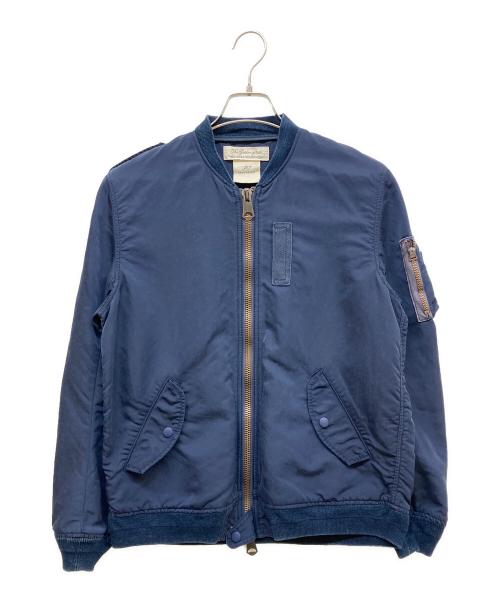 REMI RELIEF（レミレリーフ）REMI RELIEF (レミレリーフ) MA-1 ブルゾン ネイビー サイズ:Mの古着・服飾アイテム