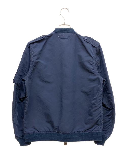 REMI RELIEF（レミレリーフ）REMI RELIEF (レミレリーフ) MA-1 ブルゾン ネイビー サイズ:Mの古着・服飾アイテム