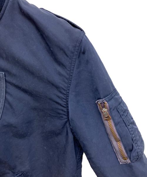 REMI RELIEF（レミレリーフ）REMI RELIEF (レミレリーフ) MA-1 ブルゾン ネイビー サイズ:Mの古着・服飾アイテム