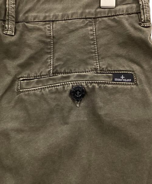 STONE ISLAND（ストーンアイランド）STONE ISLAND (ストーンアイランド) ストレートパンツ オリーブ サイズ:W32の古着・服飾アイテム