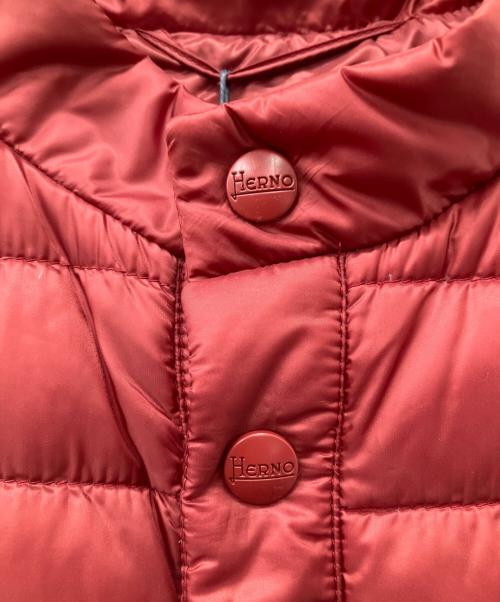 HERNO（ヘルノ）HERNO (ヘルノ) ダウンベスト レッド サイズ:48の古着・服飾アイテム