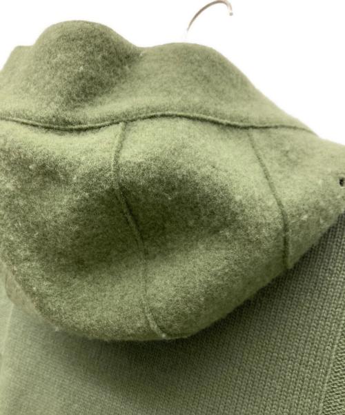 STONE ISLAND（ストーンアイランド）STONE ISLAND (ストーンアイランド) Hooded Cardigan グリーン サイズ:Mの古着・服飾アイテム