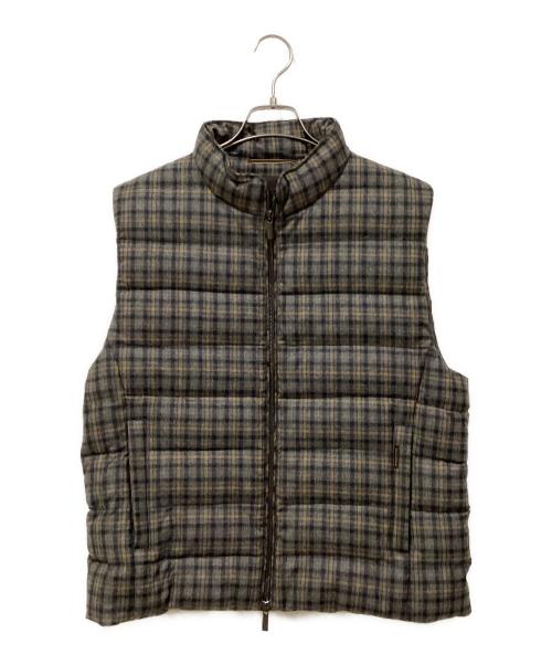MOORER（ムーレー）MOORER (ムーレー) OLIVER ダウンベスト グレー サイズ:SIZE 50の古着・服飾アイテム