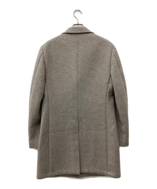GABO（ガボ）gabo (ガボ) ウールシングルコート グレー サイズ:46の古着・服飾アイテム