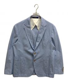 POLO RALPH LAUREN（ポロ・ラルフローレン）の古着「POLO RALPH LAUREN ポロ・ラルフローレン テーラードジャケット」｜スカイブルー
