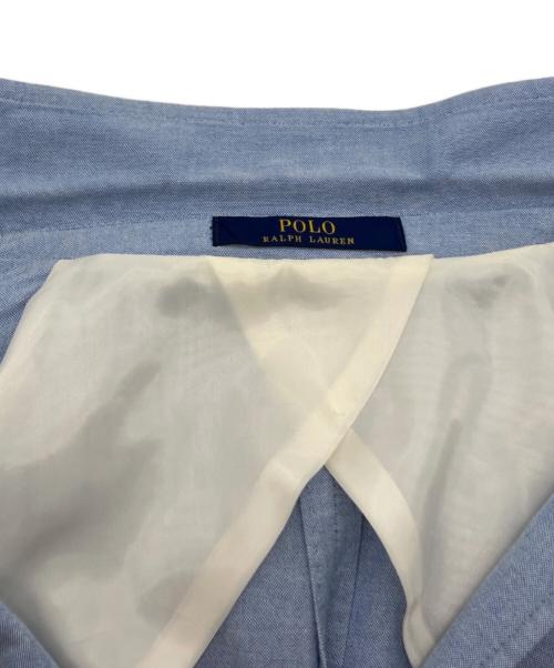 POLO RALPH LAUREN（ポロ・ラルフローレン）POLO RALPH LAUREN (ポロ・ラルフローレン) POLO RALPH LAUREN ポロ・ラルフローレン テーラードジャケット スカイブルー サイズ:42Sの古着・服飾アイテム